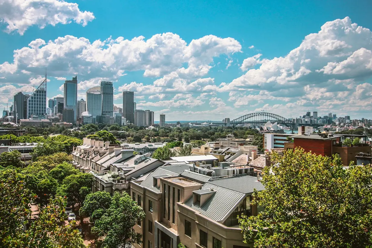 Sydney CBD And Sydney Harbour Bridge