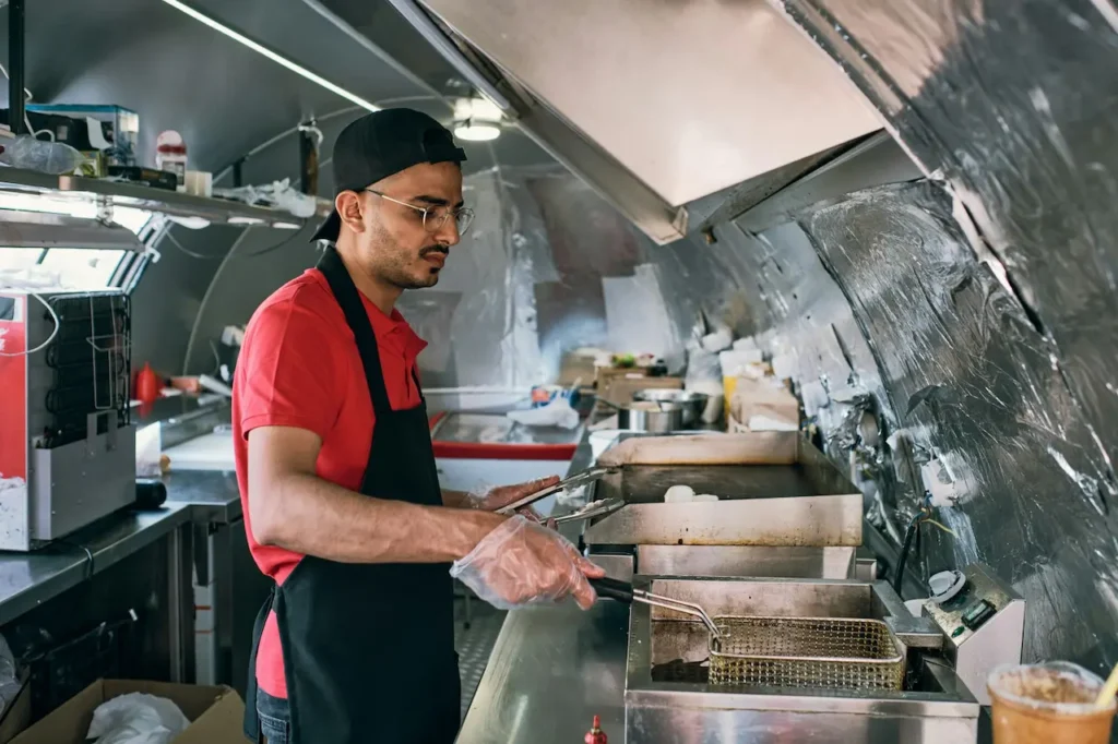 Cooking In A Food Truck